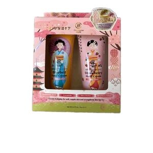Complexion Boutik Hand Cream Set Bluebell & Strawberry 3.4 fl oz Each | Gift Duo